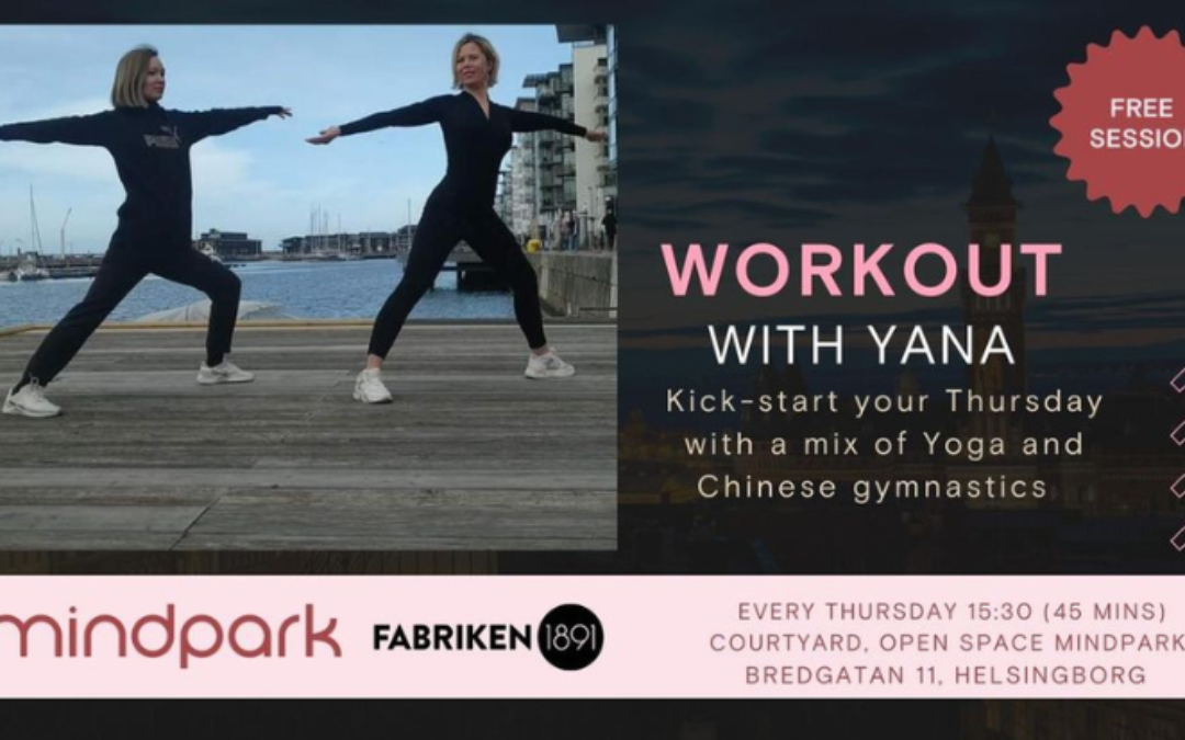 Workout with Yana at Mindpark Helsingborg